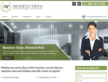 Tablet Screenshot of monetavista.com